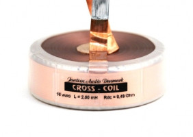 0.10mH Cross Foil Coil 16AWG