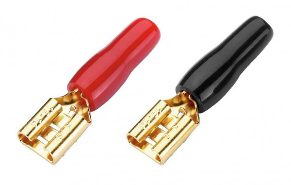 Push-on terminal 6.3mm Gold Plated
