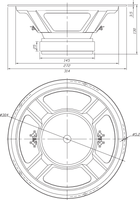 スピーカー・ウーファー DVC Series 12
