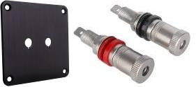 High End terminal 2 pole Satin Nikkel